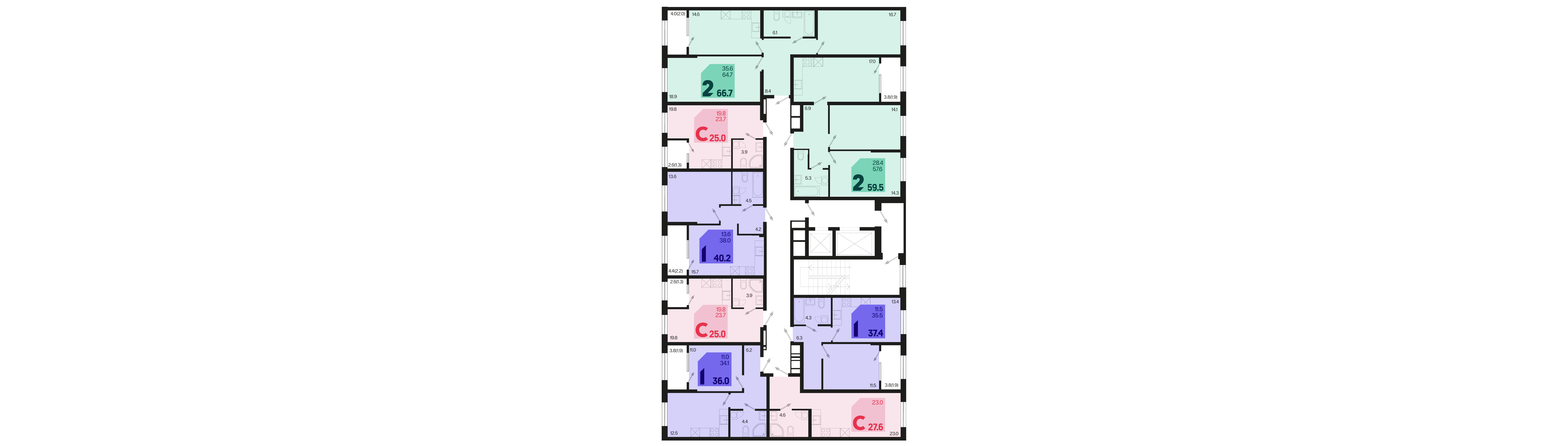 Студия №230 27,6 м2 от застройщика ГК ТОЧНО фото 5