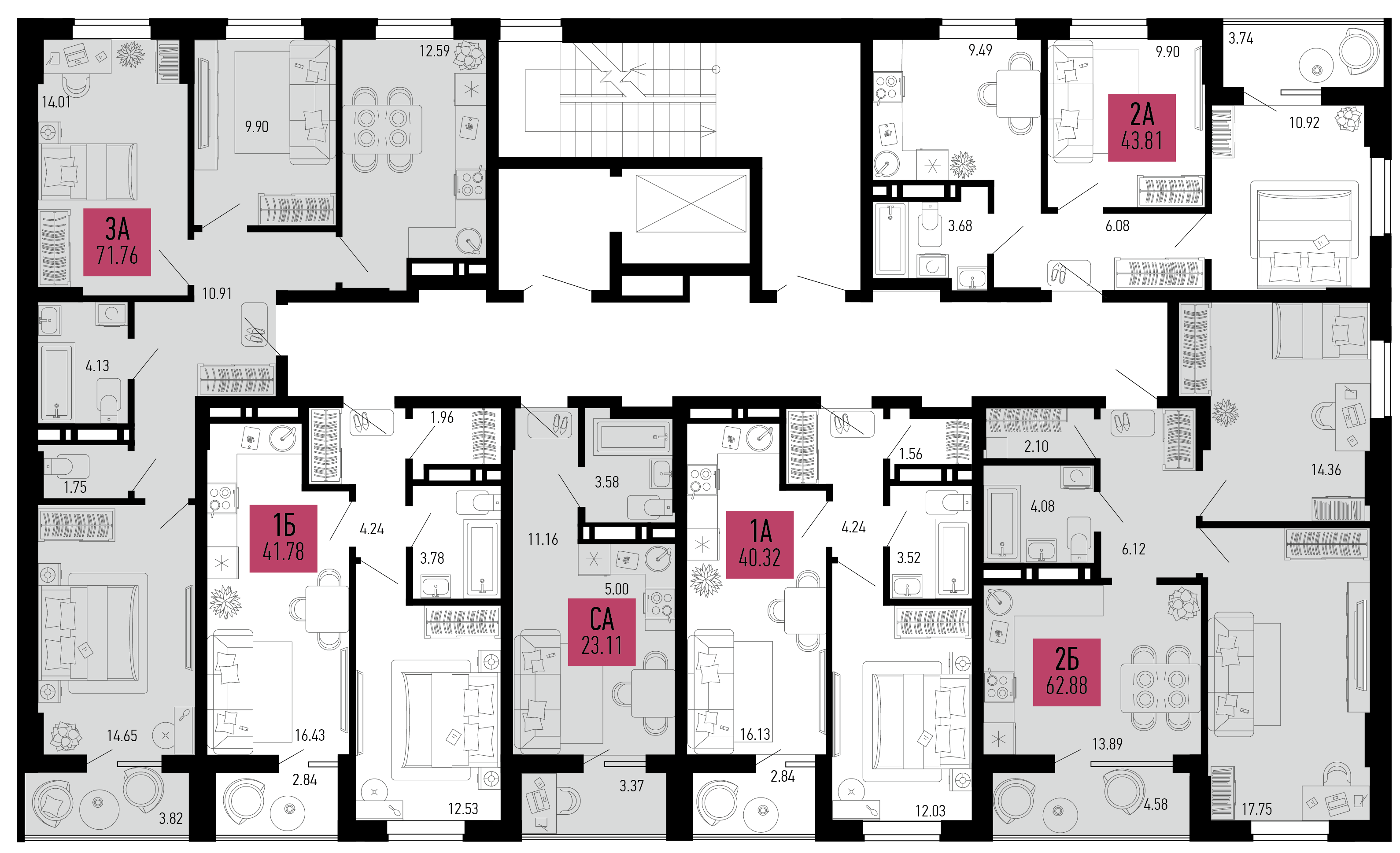 Студия №10 21,43 м2 от застройщика ГК ТОЧНО фото 5