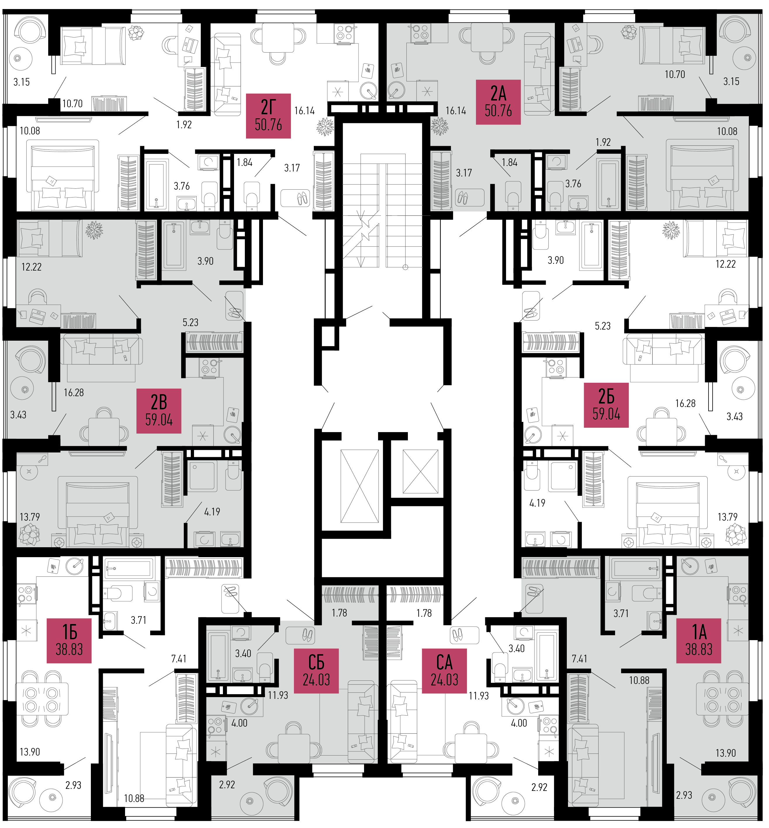 Студия №450 22,57 м2 от застройщика ГК ТОЧНО фото 5