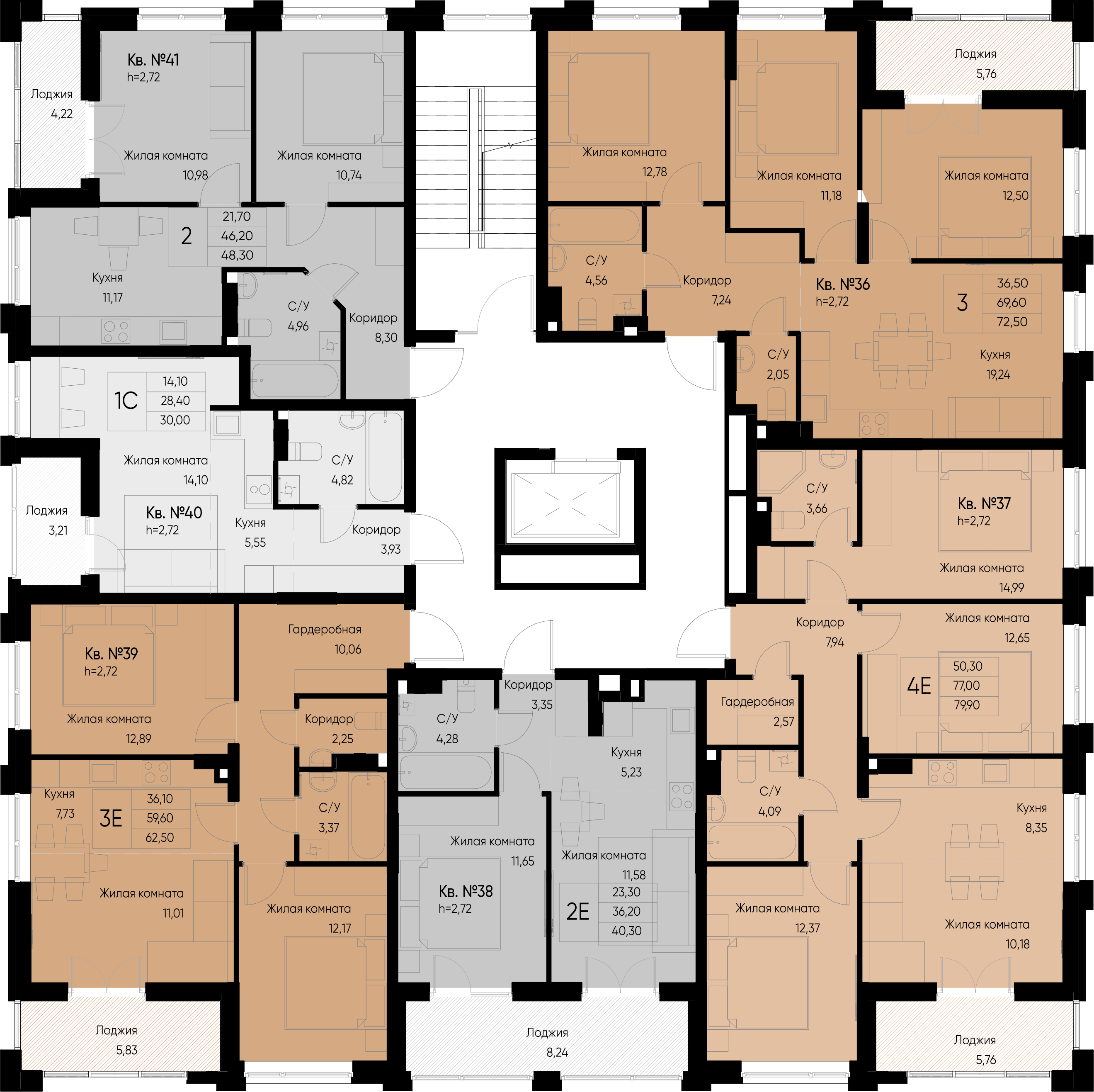 Студия №40 30 м2 от застройщика ГК ТОЧНО фото 5