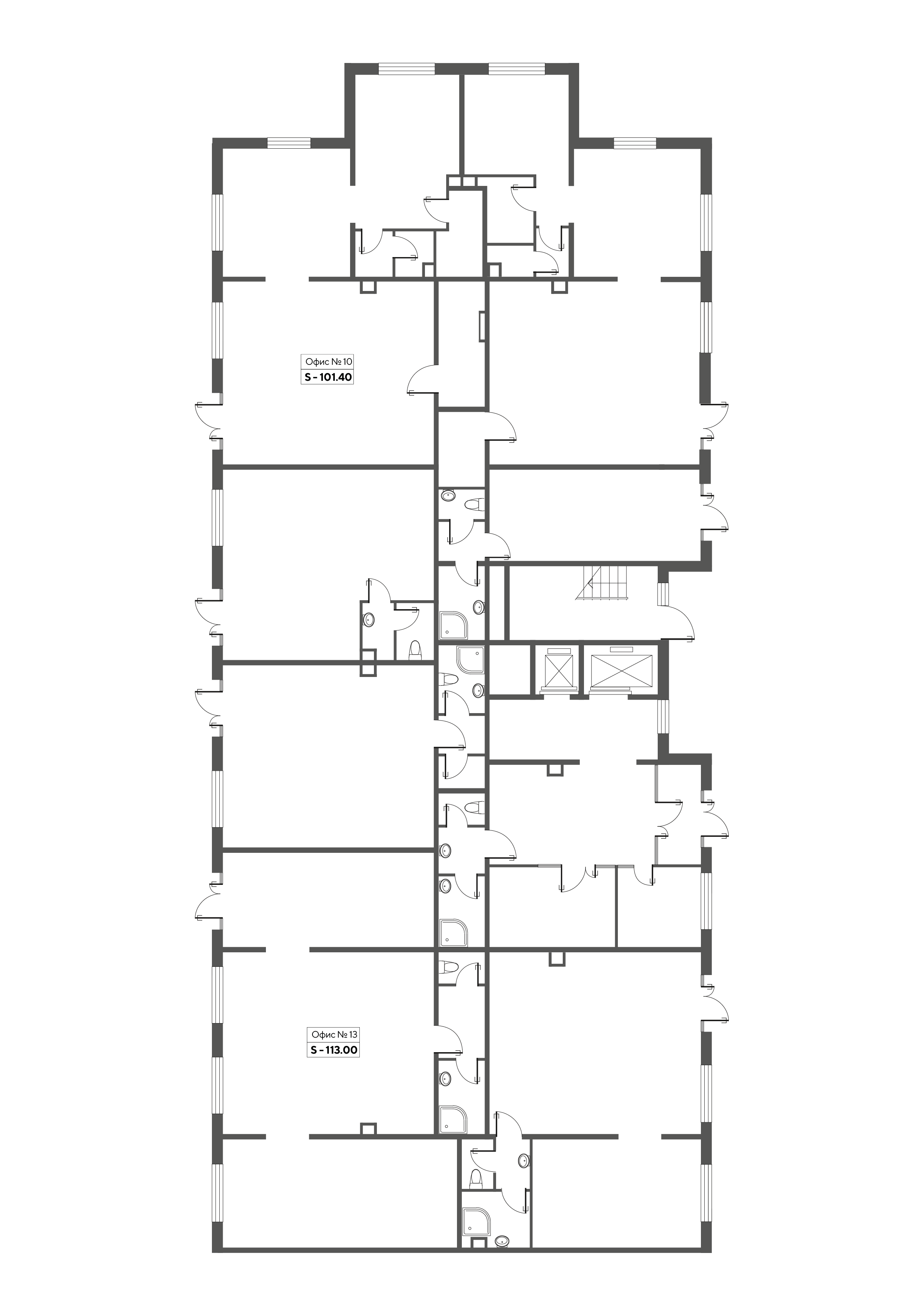 Офисное помещение 10   101,4 м2 от застройщика ГК ТОЧНО фото 4