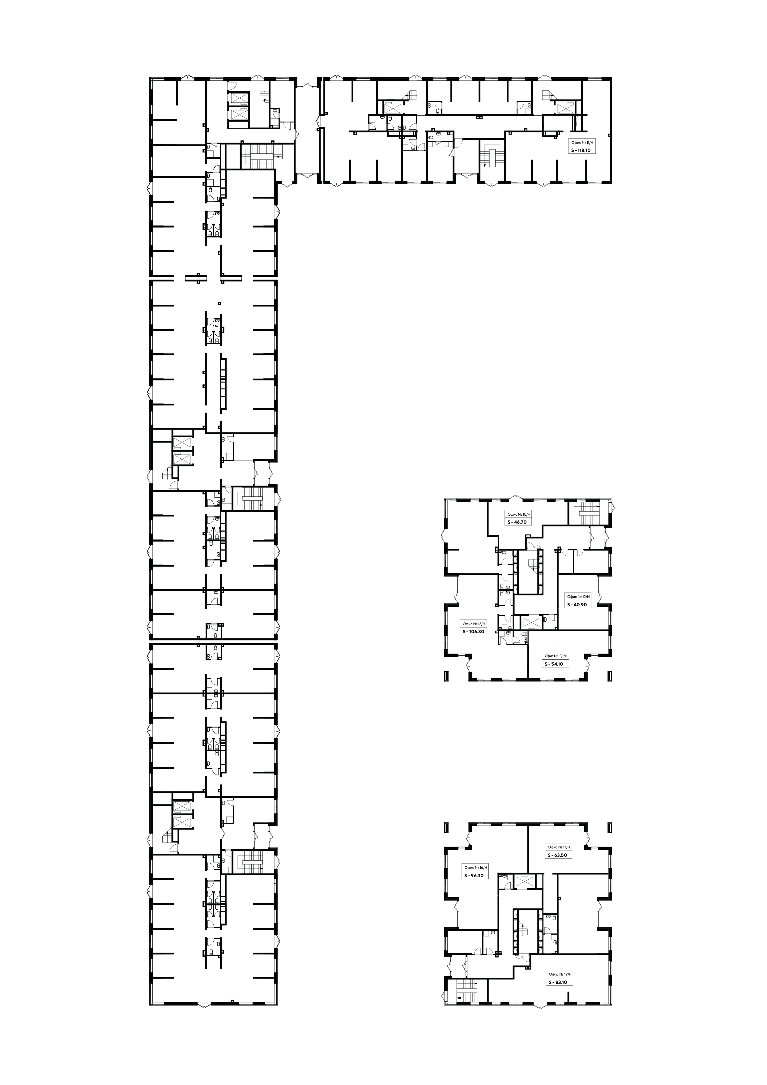 Офисное помещение 13/Н  106,3 м2 от застройщика ГК ТОЧНО фото 3