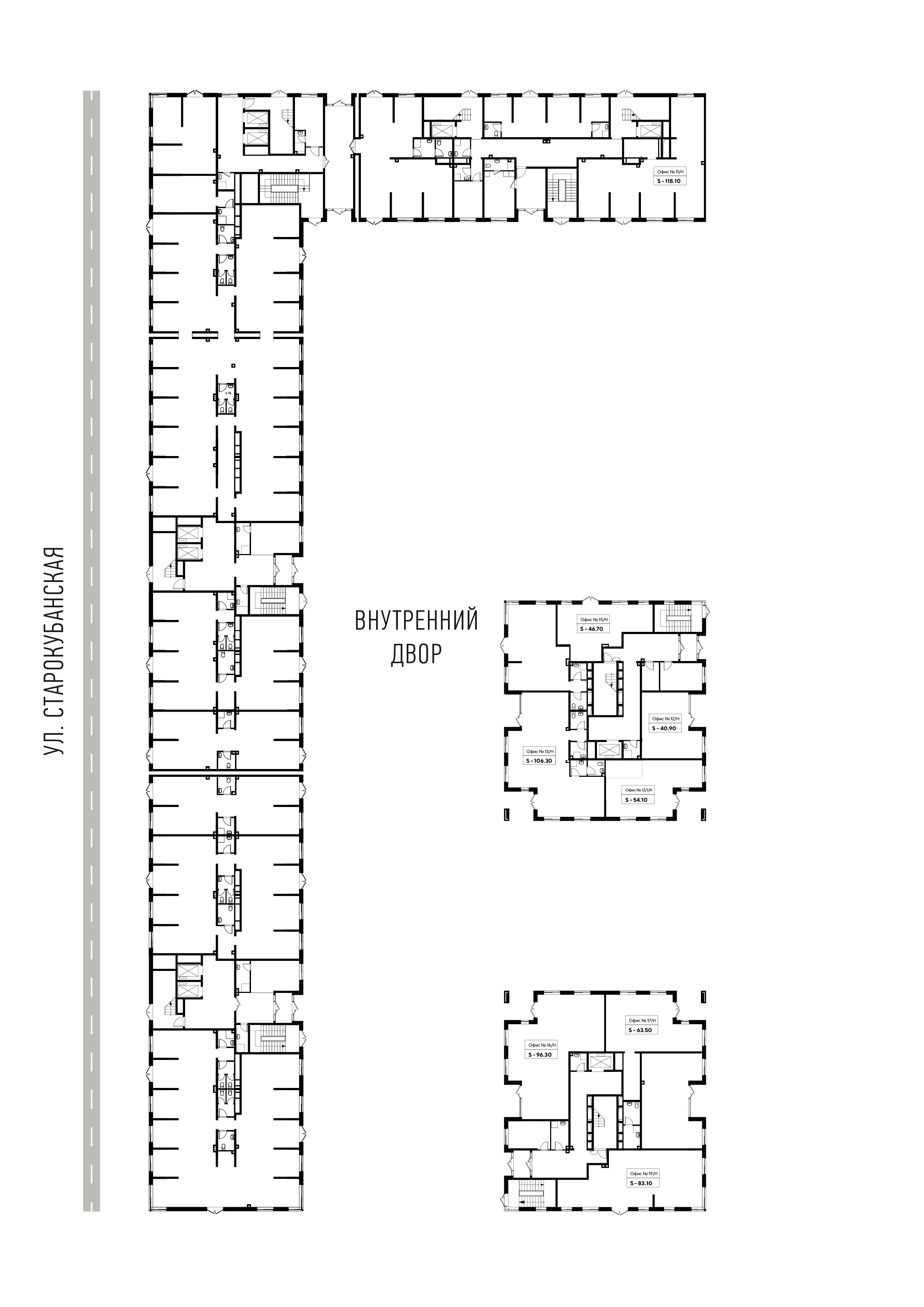 Офисное помещение 15/Н  46,7 м2 от застройщика ГК ТОЧНО фото 3