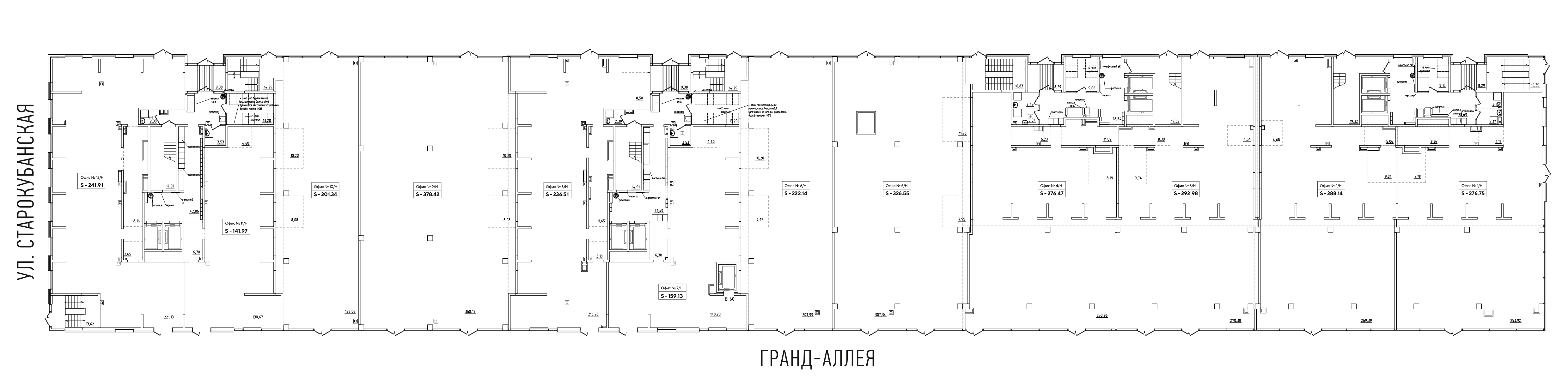 Офисное помещение 11  141,97 м2 от застройщика ГК ТОЧНО фото 3