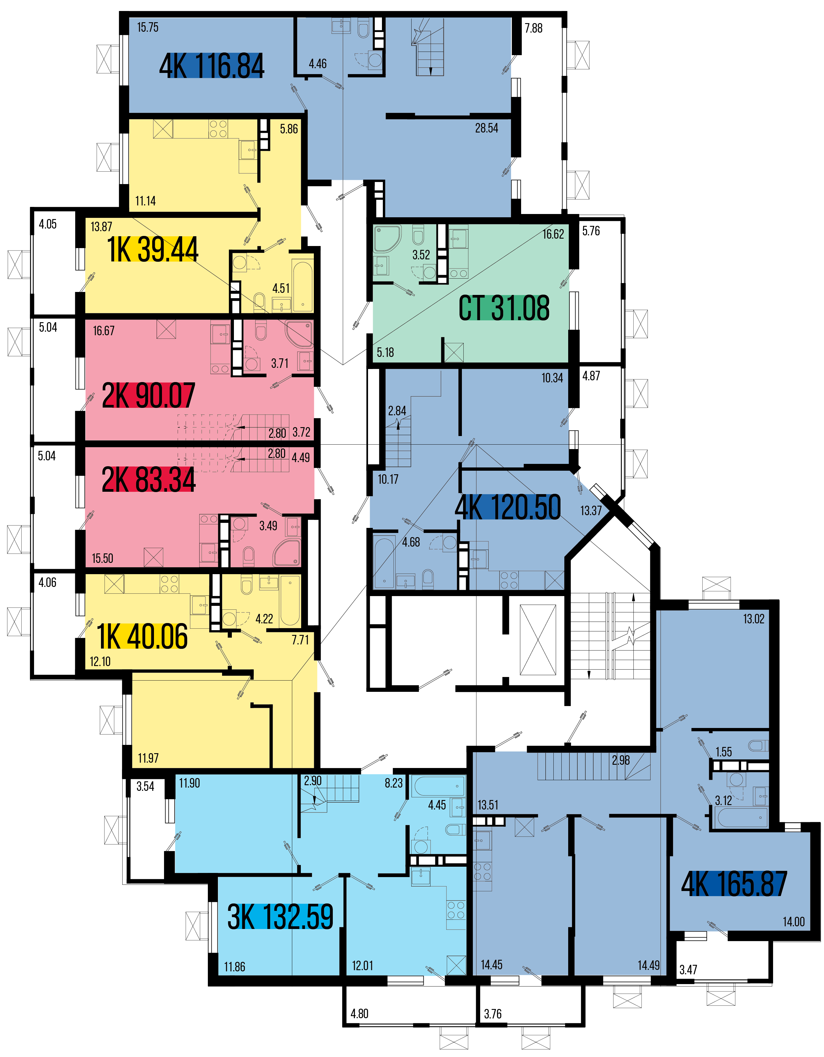 Студия №60 31,08 м2 от застройщика ГК ТОЧНО фото 5