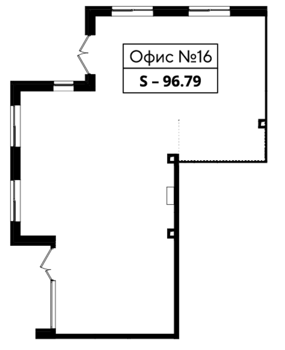Офисное помещение 16/Н   м2 от застройщика ГК ТОЧНО
