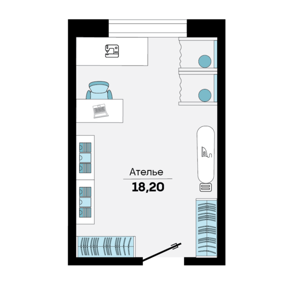 Офисное помещение 36   м2 от застройщика ГК ТОЧНО
