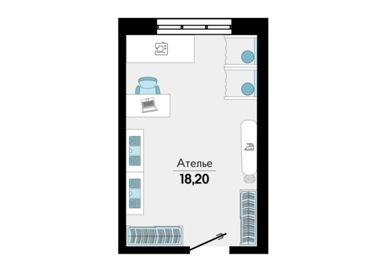Офисное помещение 36  18,2 м2 от застройщика ГК ТОЧНО